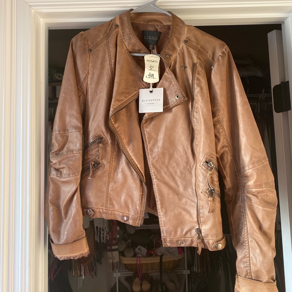 Carmel leather jacket